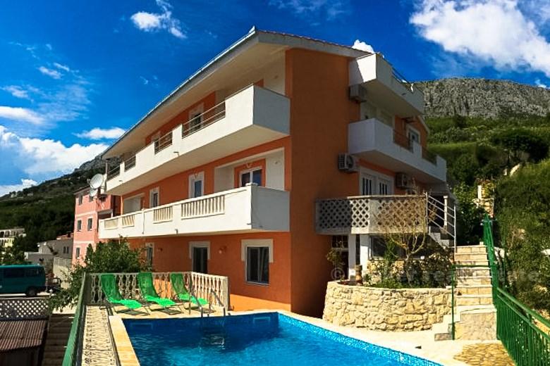 Dům / Villa, výhled na moře, Omiš
