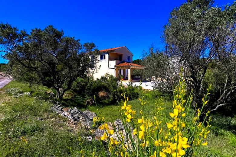 Hus / Villa på ön Dugi Otok, ny byggnad med utsikt över havet, till försäljning