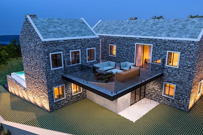 Terrain constructible avec vue mer, en vente