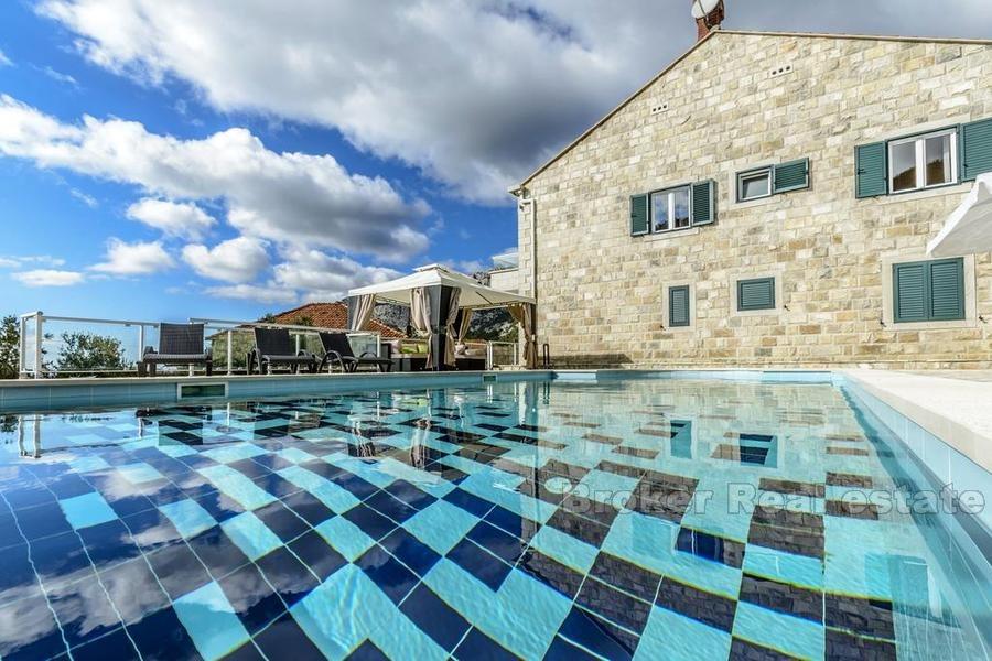 Luxus Stein Villa mit Blick aufs Meer, zu mieten