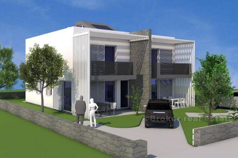 Dům / Vila, byt, nově postavená, duplex apartmány s výhledem na moře