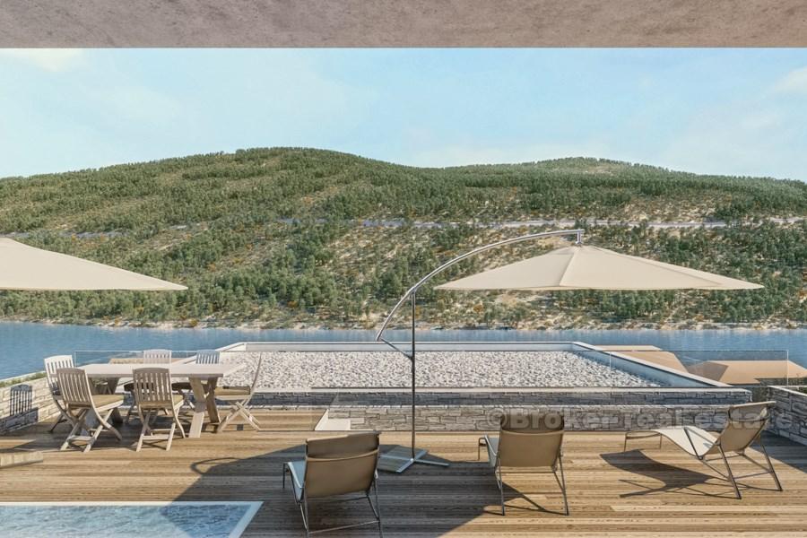 Terrain à bâtir avec un projet pour la construction de villas de luxe, à vendre