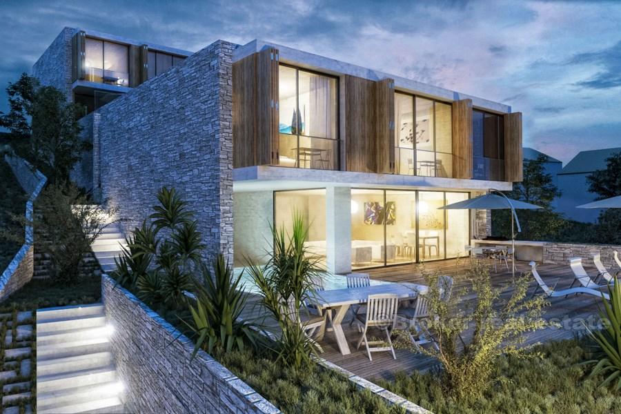 Terrain à bâtir avec un projet pour la construction de villas de luxe, à vendre