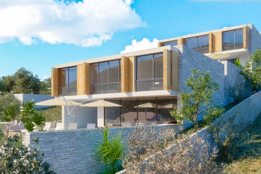 Terrain à bâtir avec un projet pour la construction de villas de luxe, à vendre