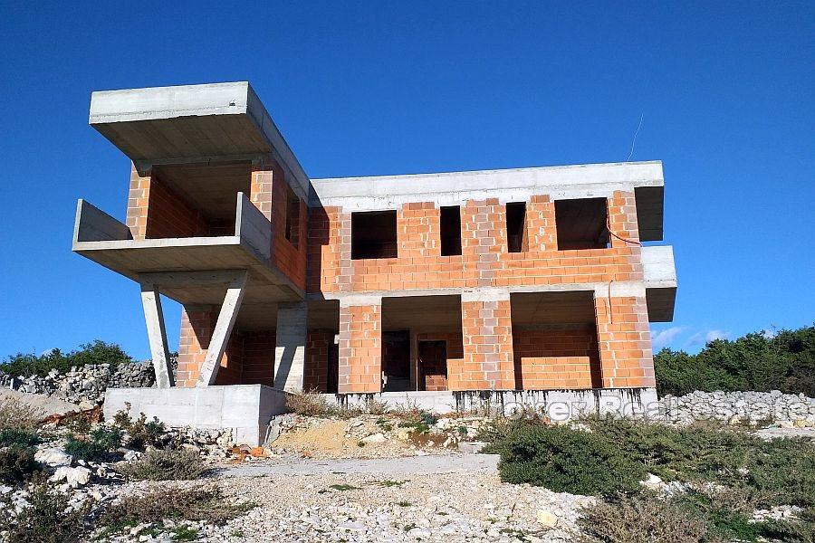 Villa vue mer en construction