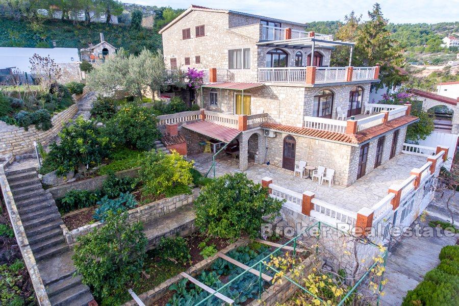 Apartment house with swimming pool