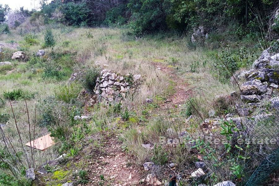 Terreno edificabile con progetto e vista mare