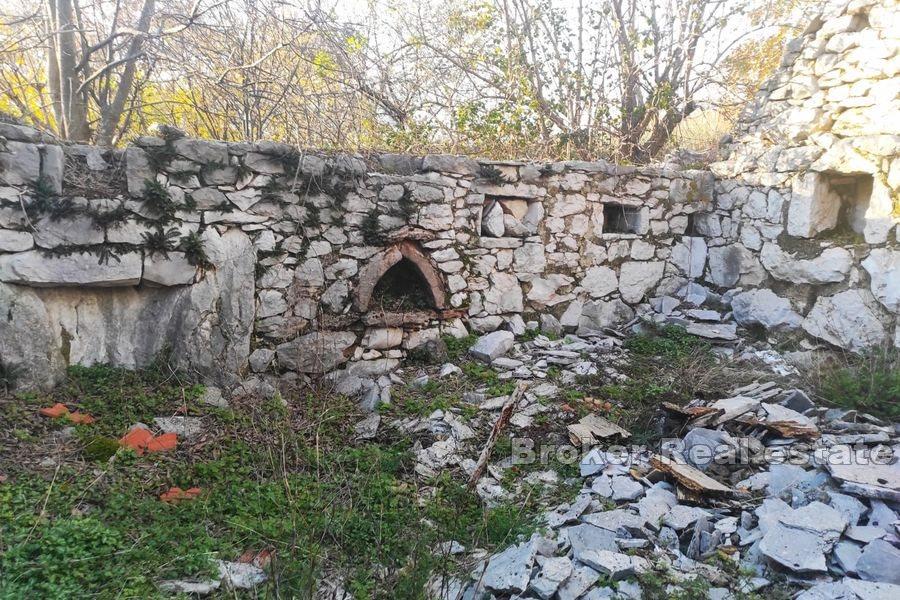 Six Dalmatian cottages on a large plot