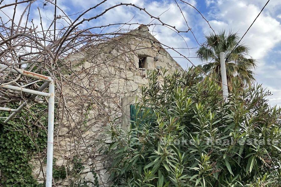 Old stone house for reconstruction