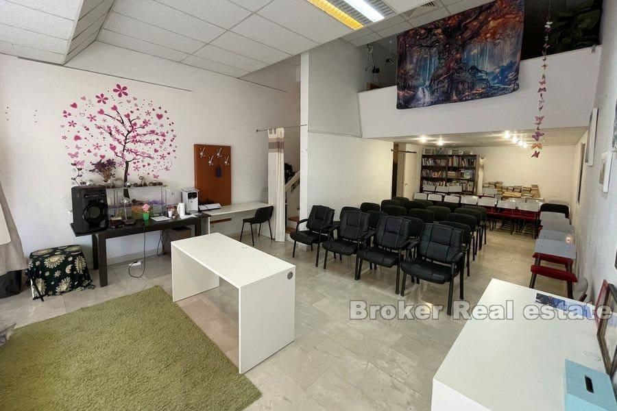 Business space on two floors