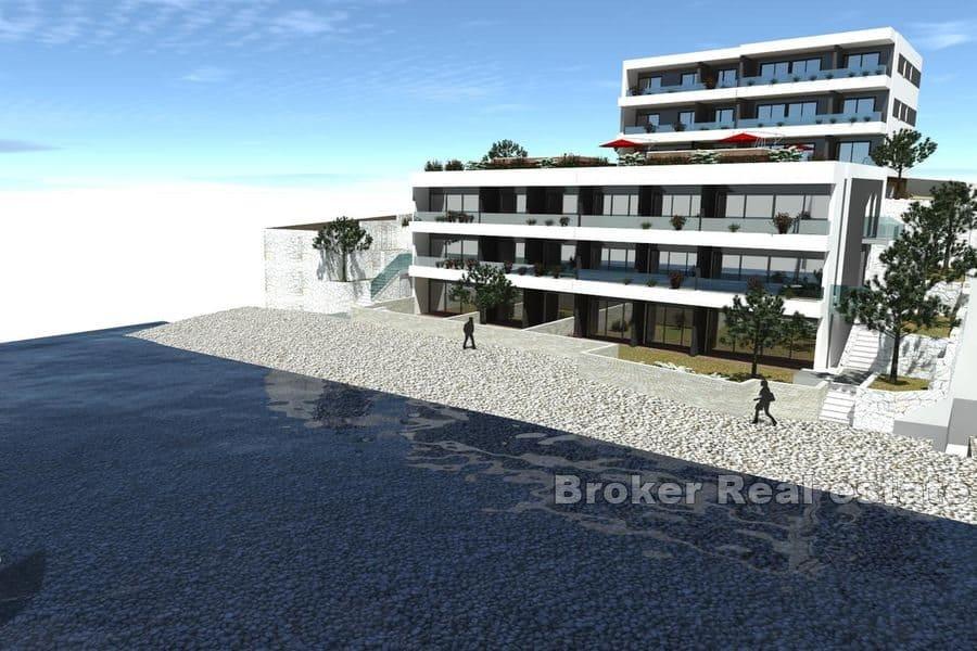Nová výstavba, apartmány v první řadě k moři