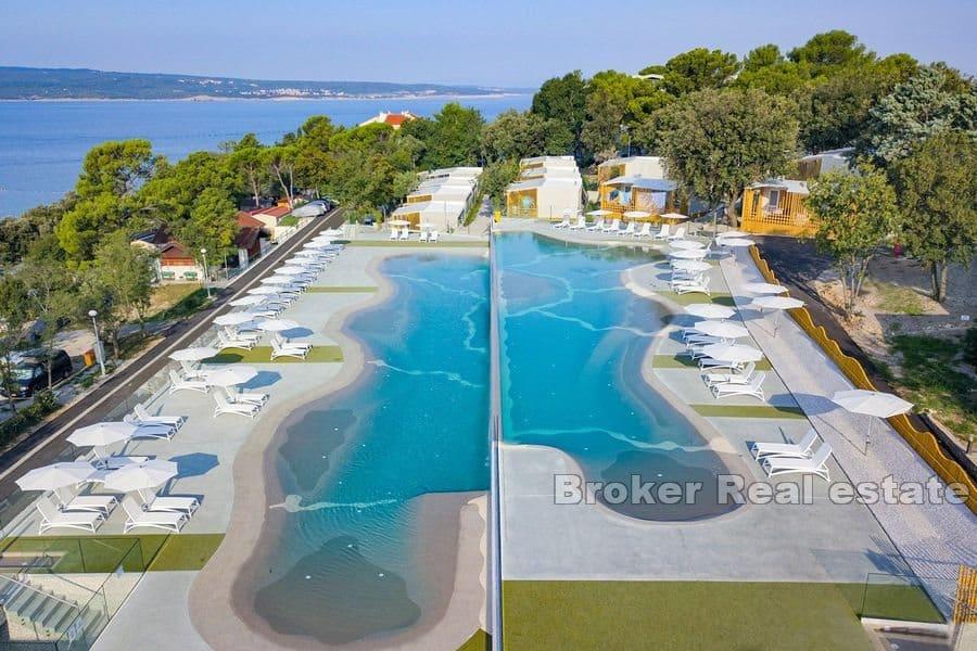 Mobile homes i et turiststed