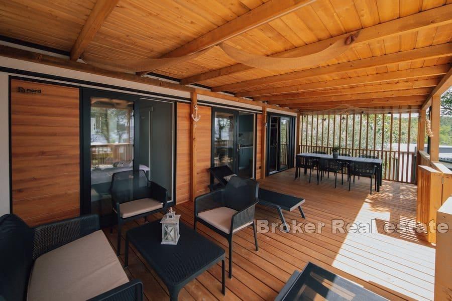 Mobile homes i et turiststed