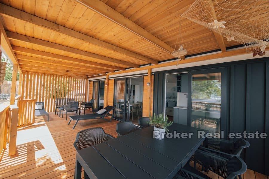 Mobile homes i et turiststed