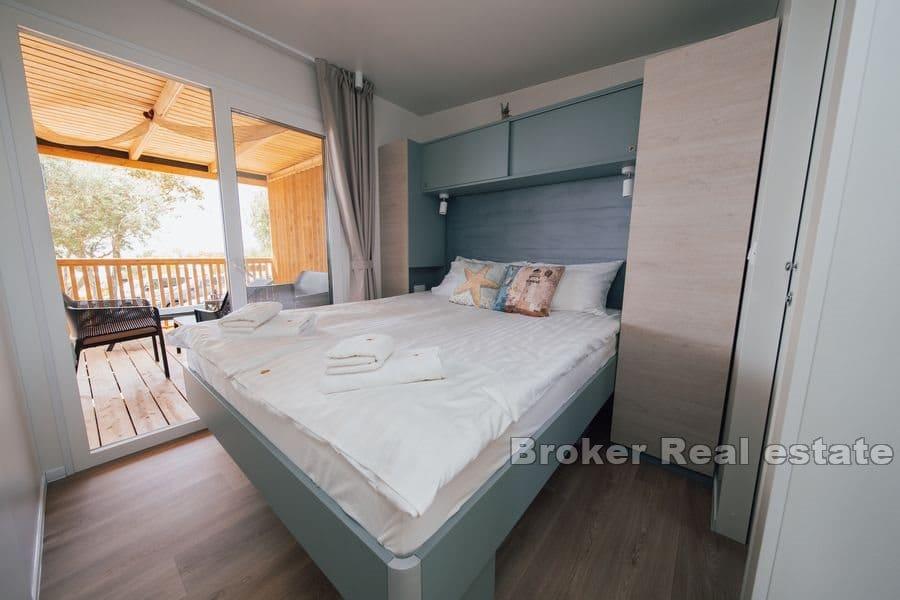 Mobile homes i et turiststed