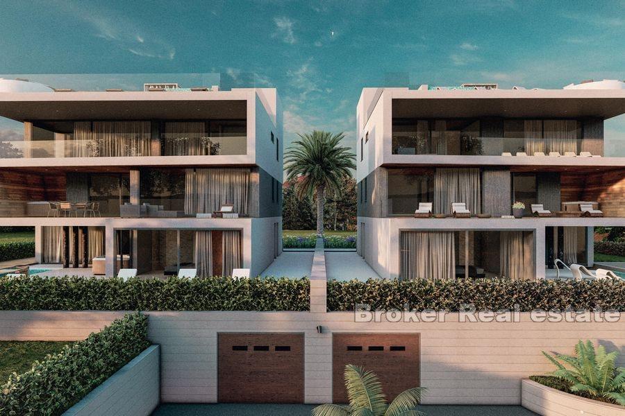 Apartmány ve druhé řadě od moře