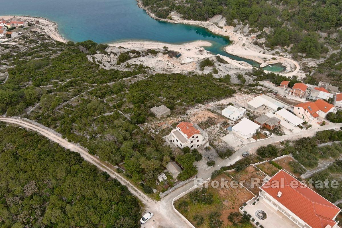 Attractive plot of land with a view of the sea
