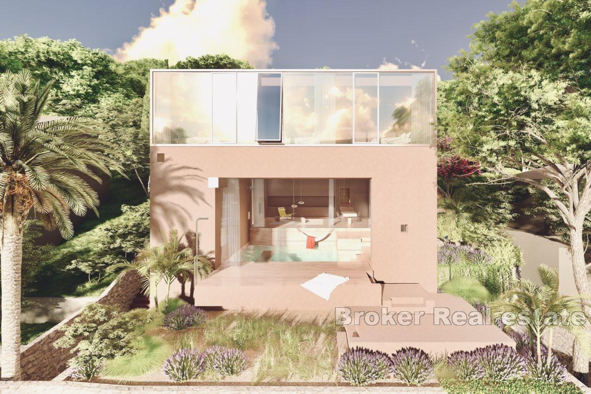 Building plot with project and building permit