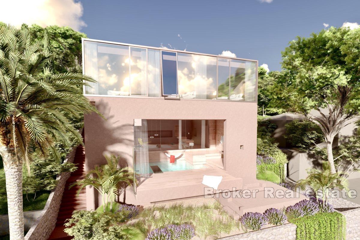 Building plot with project and building permit