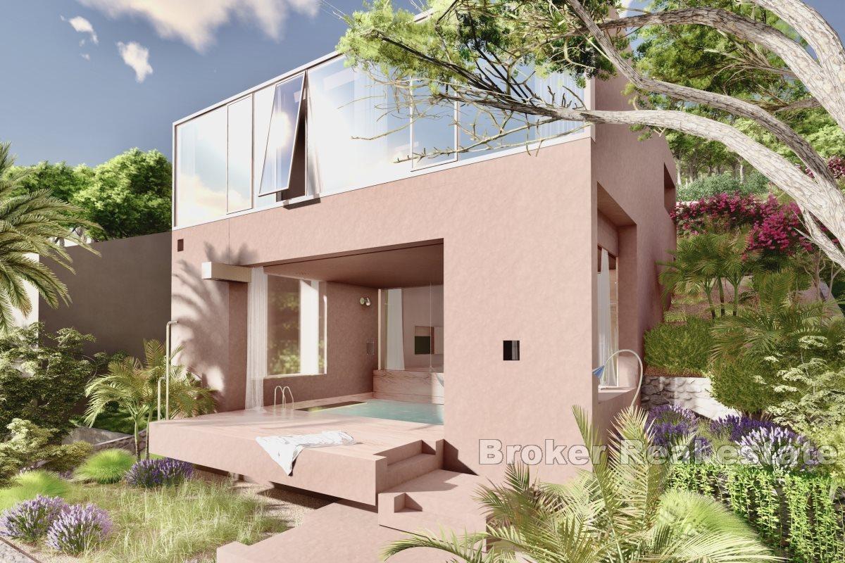 Building plot with project and building permit