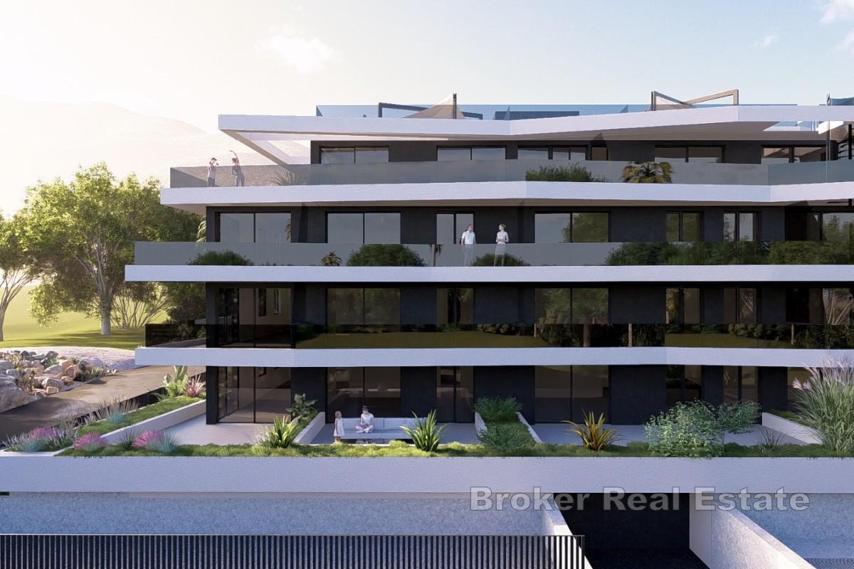 Appartamento con due camere da letto in un edificio di nuova costruzione con vista mare