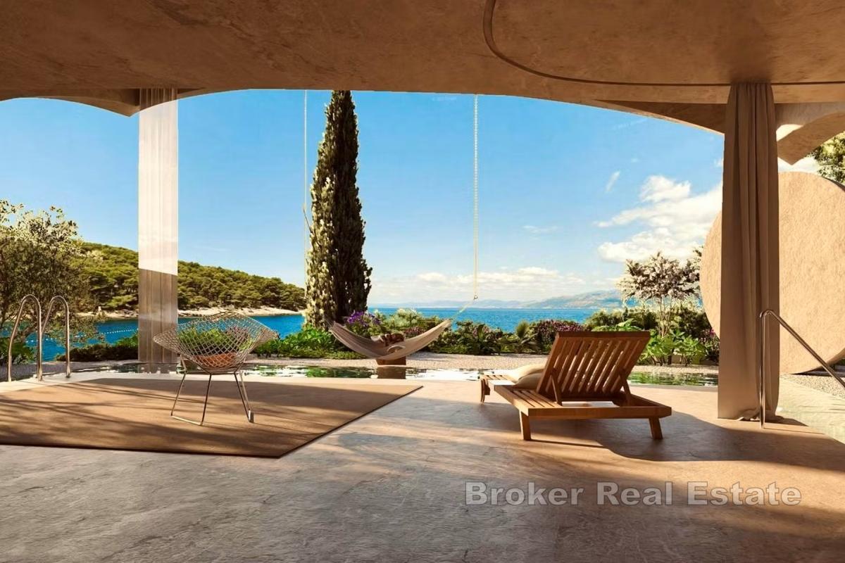 Terrain constructible exceptionnel avec projet de villa de luxe en bord de mer