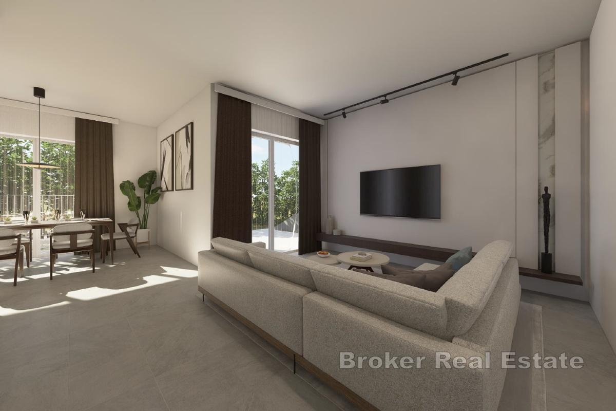 Modern duplexlägenhet med pool