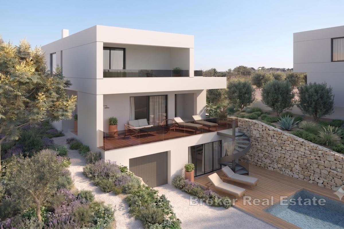 Villa moderna con vista mare e piscina