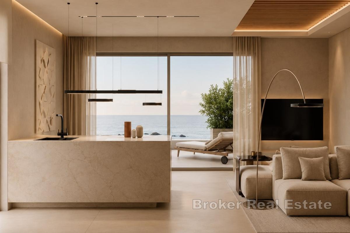 Modern villa med pooler och havsutsikt