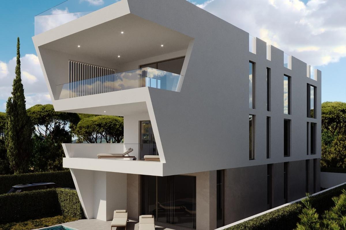 Moderan trosobni apartman s prostranom terasom i pogledom na more
