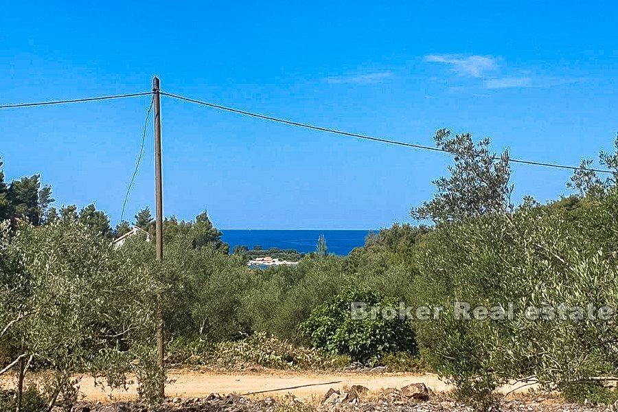 Land mit Meerblick