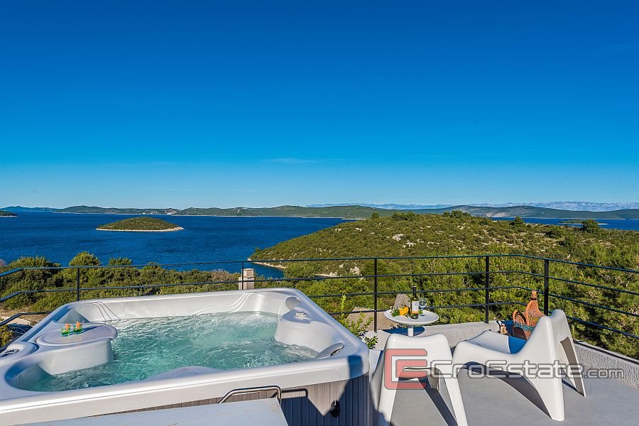 Croatia,Dugi otok House with pool and sea view