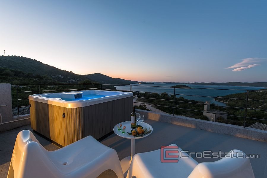 Croatia,Dugi otok House with pool and sea view