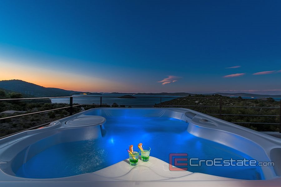 Croatia,Dugi otok House with pool and sea view