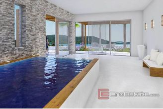 008 2022 04 unfinished villa first row to the sea Rogoznica for sale