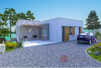 008 2022 04 unfinished villa first row to the sea Rogoznica for sale
