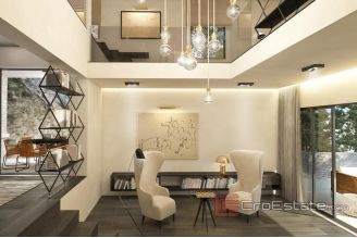 0020 5016 30 villa by the sea under construction Omis for sale