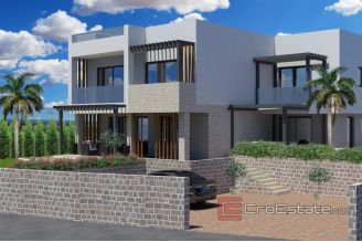 007 2022 310 house with roof terrace and sea view Sibenik for sale