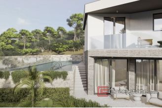 009 2115 01 Ciovo villa under construction sea view for sale