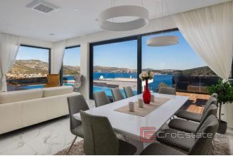 011 2025 87 Rogoznica Luxury villa with spectacular sea view for sale