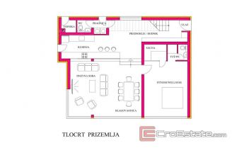 011 2025 87 Rogoznica Luxury villa with spectacular sea view for sale