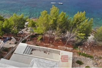 009 2026 73 Korcula unfinished house first row to the sea for sale