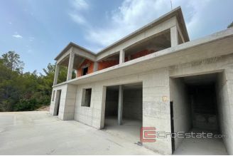 009 2026 73 Korcula unfinished house first row to the sea for sale