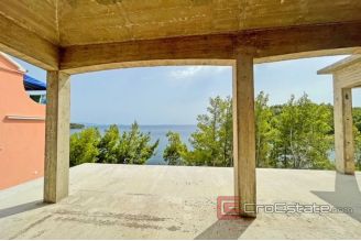 009 2026 73 Korcula unfinished house first row to the sea for sale
