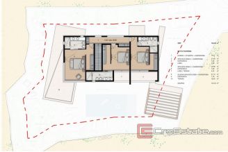 010 2043 27 vodice newbuilt villa with open sea view for sale