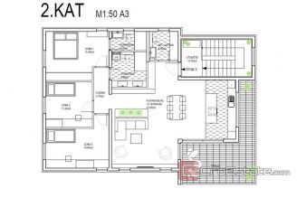 008 2014 822 Rogoznica apartment house with pool for sale