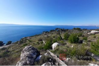 007 2041 48 near makarska land with panoramic sea view for sale