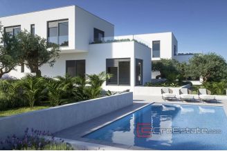 011 2035 74 Trogir Villa with open sea view and pool