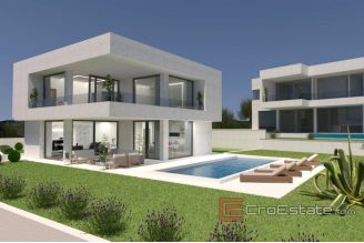 016 1017 01 island krk modern villa with pool for sale