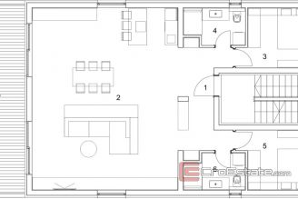 020 2035 104 Ciovo Apartments with a swimming pool in a new building for sale